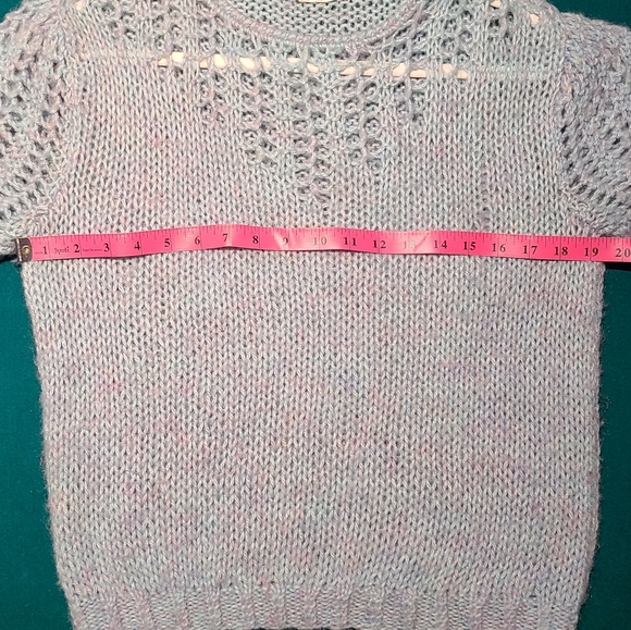 Vintage hand knit sweater tee - Picture 4 of 6